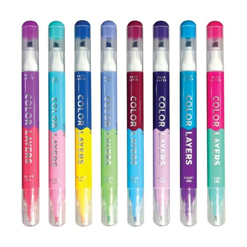 ColorLayersDouble EndedLayeringMarkers Setof8ooly3