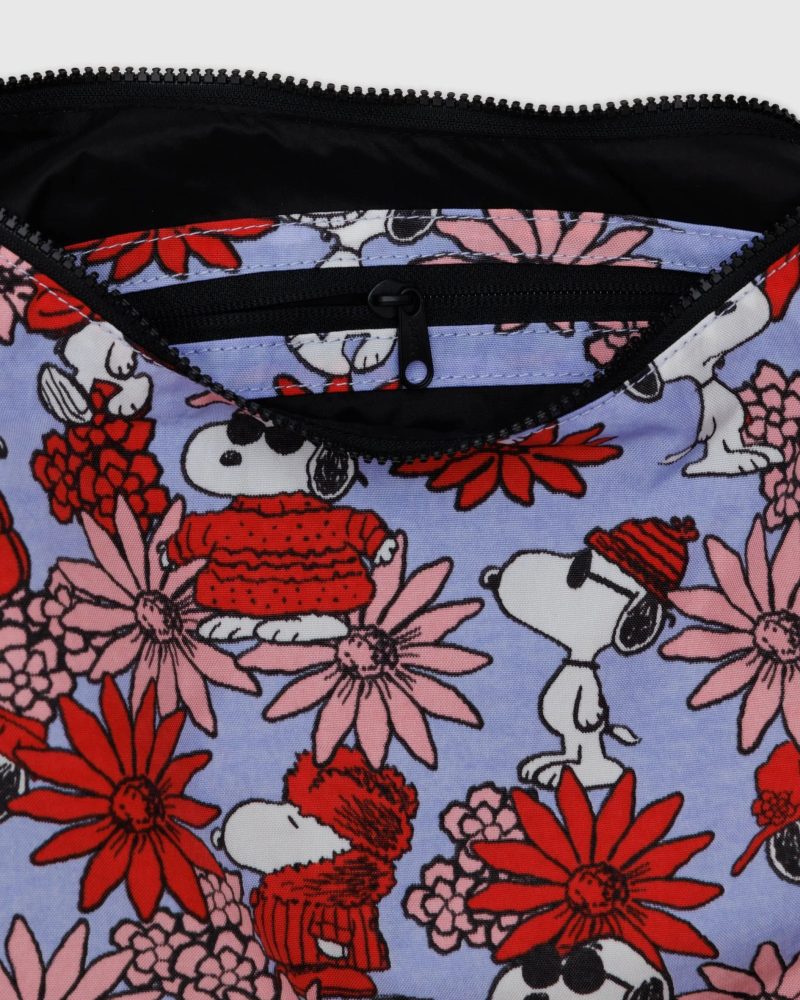 FloralSnoopyMediumCrescentBag4