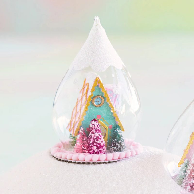 GingerbreadCottageDomeOrnamentbyGlitterville