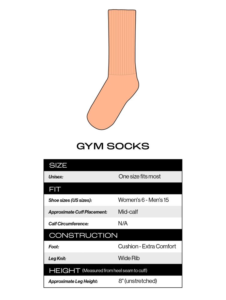 MOBILE gym sock 1 5x 100