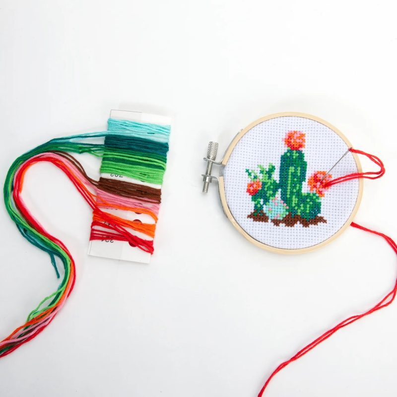 MiniCrossStitchKit Cactuskikkerland3