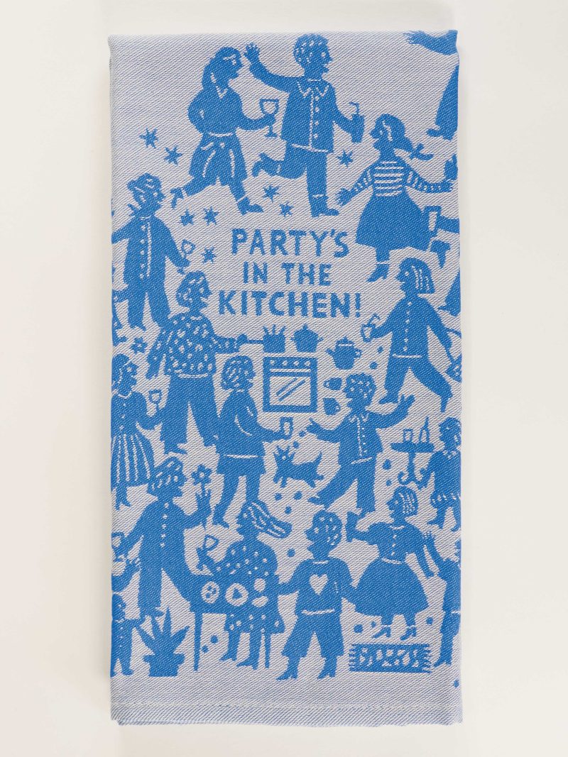 Party sInTheKitchenDishTowelblueq