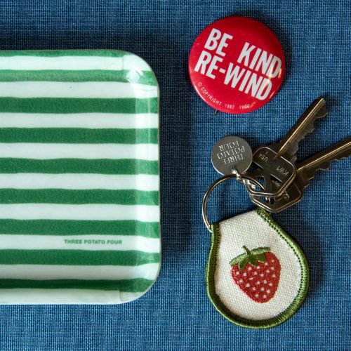 PatchKeychain Strawberrythreepotatofour2