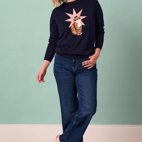 RitaJumper Navy StarCatsugarhillbrighton8