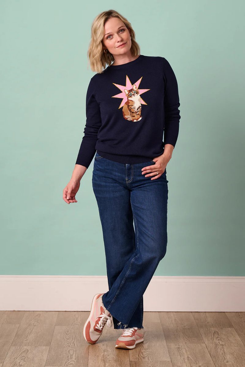 RitaJumper Navy StarCatsugarhillbrighton8