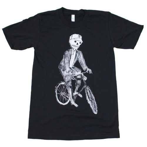 SkeletonBicycleTeeDarkCycleClothing