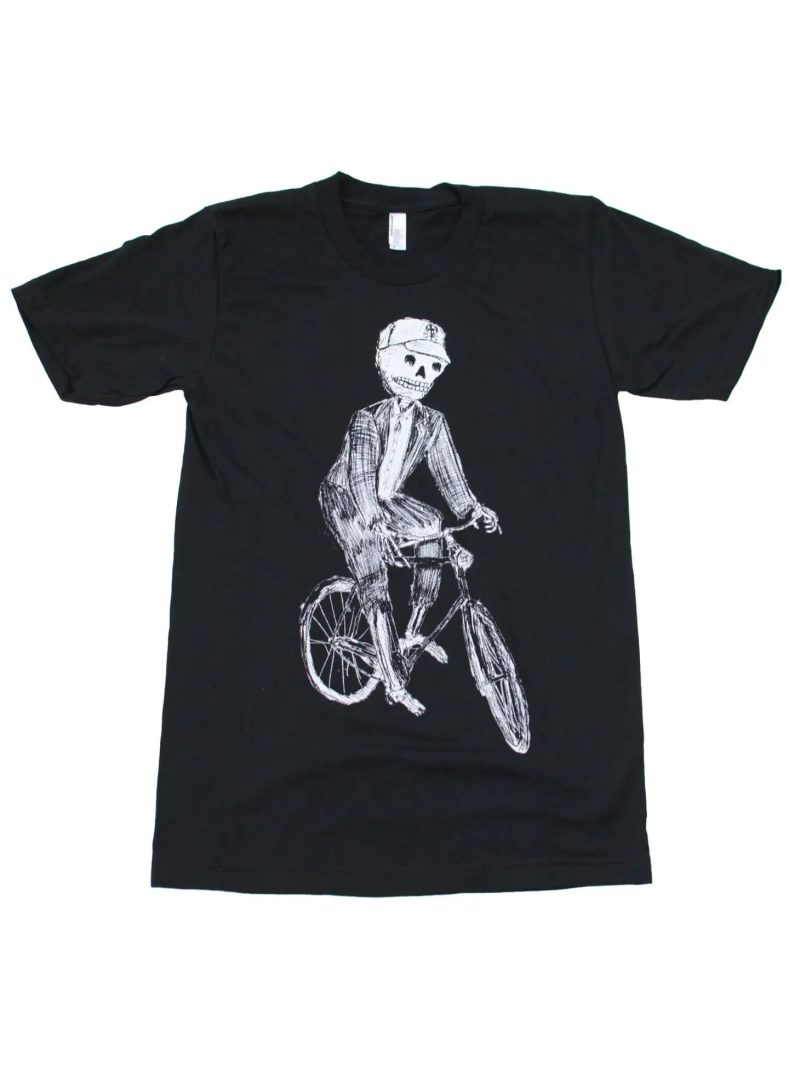 SkeletonBicycleTeeDarkCycleClothing