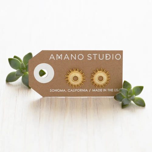 SunburstStudsamanostudioearrings4