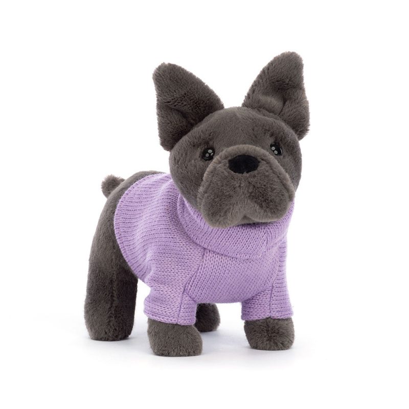 SweaterFrenchBulldogPurplejellycat