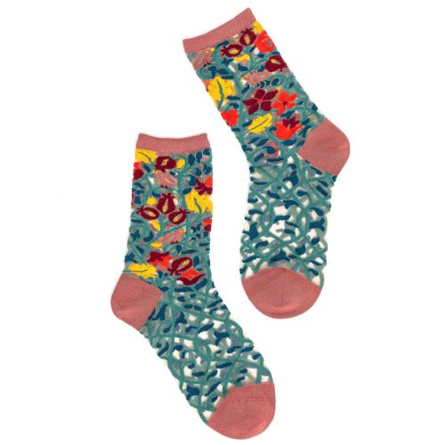 TapestryVinesSheerCrewSockssockcandy2